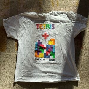 Tetris American Red Cross t shirt